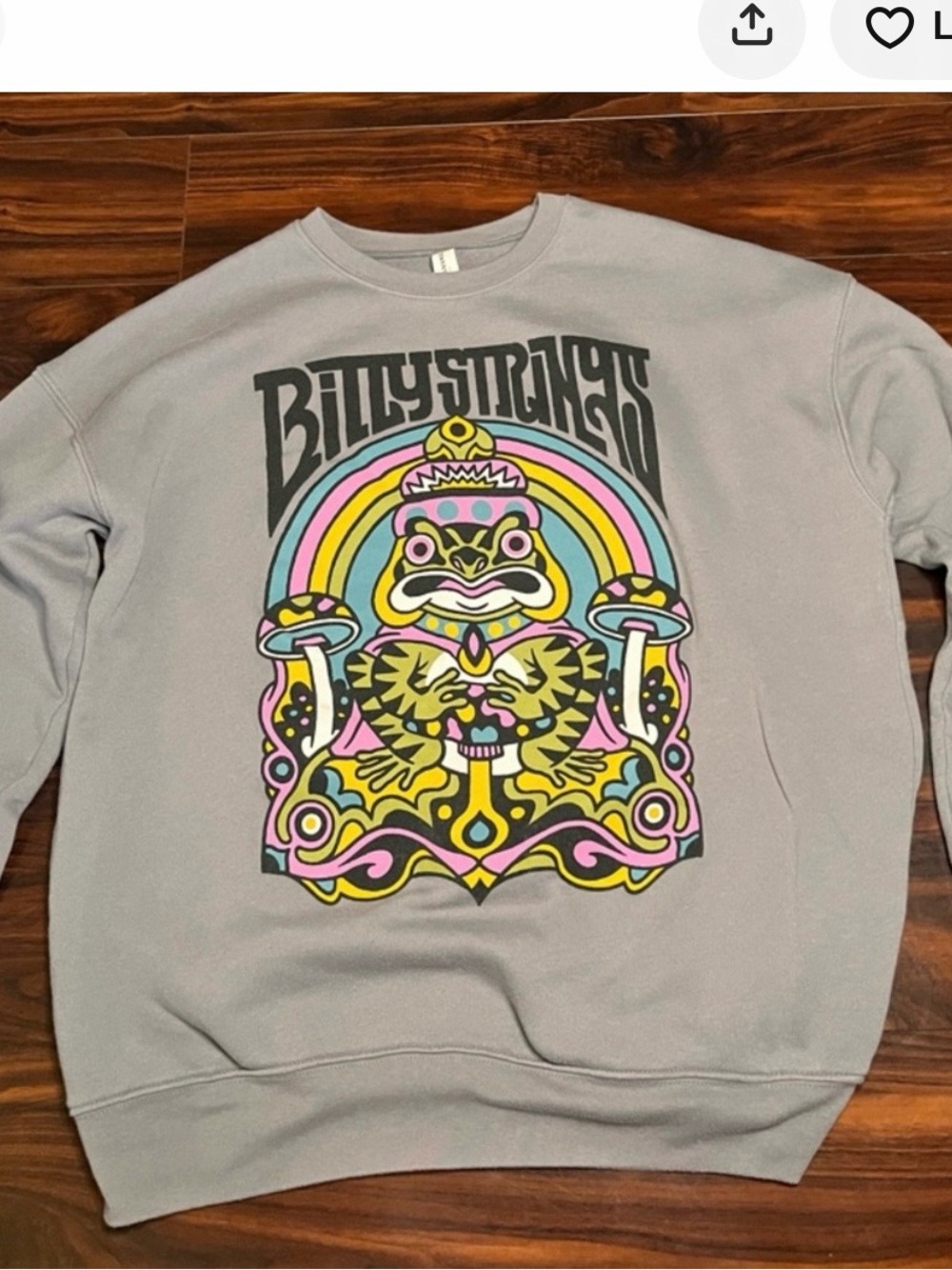 Billy strings gray frog sweater